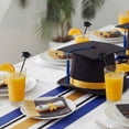 thumbnail image 5 of 30 Graduation Cap Drink Stirrers Stir Sticks Coffee Cocktail Mixers Plastic Swizzle Hot Cocoa Bar Supplies For Party Tea Favors (blue), 5 of 7