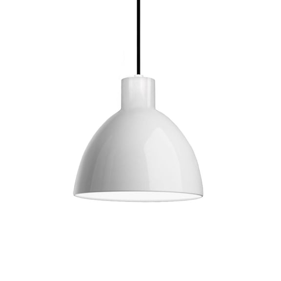 PD1709-WH-Kuzco Lighting-Chroma - 11W LED Dome Pendant-8.25 Inches Tall and 8.63 Inches Wide-White Finish    -Traditional Installation