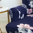thumbnail image 5 of Dowbom Stretch Wingback Chair Cover Spandex 2-Pieces Printed Wing Chair Slipcover, 5 of 6
