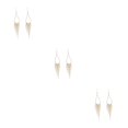 thumbnail image 1 of Guardurnaity 1 par de pendientes colgantes ahuecados en forma de gota de agua, accesorios de joyería, decoraciones clásicas de moda para mujer, Type1 NO1, 1 of 6