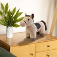 thumbnail image 4 of geerera 9-Inch Horse Plush Toy, Realistic Farm Animal Stuffed Horse, Soft Stuffed Animal, for Easter Gift, Birthday Present, 4 of 7