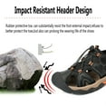 thumbnail image 3 of Mens Sports Sandals Outdoor Non-slip Hiking Shoes Summer Comfortable Beach Shoes Lightweight Closed Toe Water Shoes Black 10.5 UK, 3 of 7