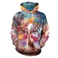 thumbnail image 1 of Sudaderas con capucha con estampado 3D para hombre y mujer, Tops con capucha Harajuku con bolsillo, ropa de calle holgada Unisex, otoño, 1 of 3