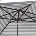 thumbnail image 4 of SAFAVIEH Outdoor Collection Elsa Fashion Line 7.5-Foot Square Umbrella Brown / White, 4 of 6