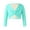Mint Green, variant on YONGHS Girls Long Sleeve Knot Ruched Dance Cardigan Shrug Ballet Wrap Sweater Tops Dress Cover Up Black 13-14