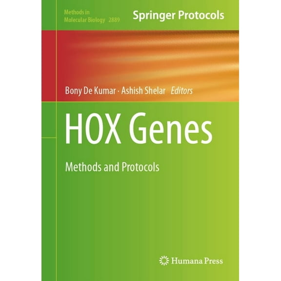 Methods in Molecular Biology Hox Genes: Methods and Protocols, Book 2889, (Hardcover)