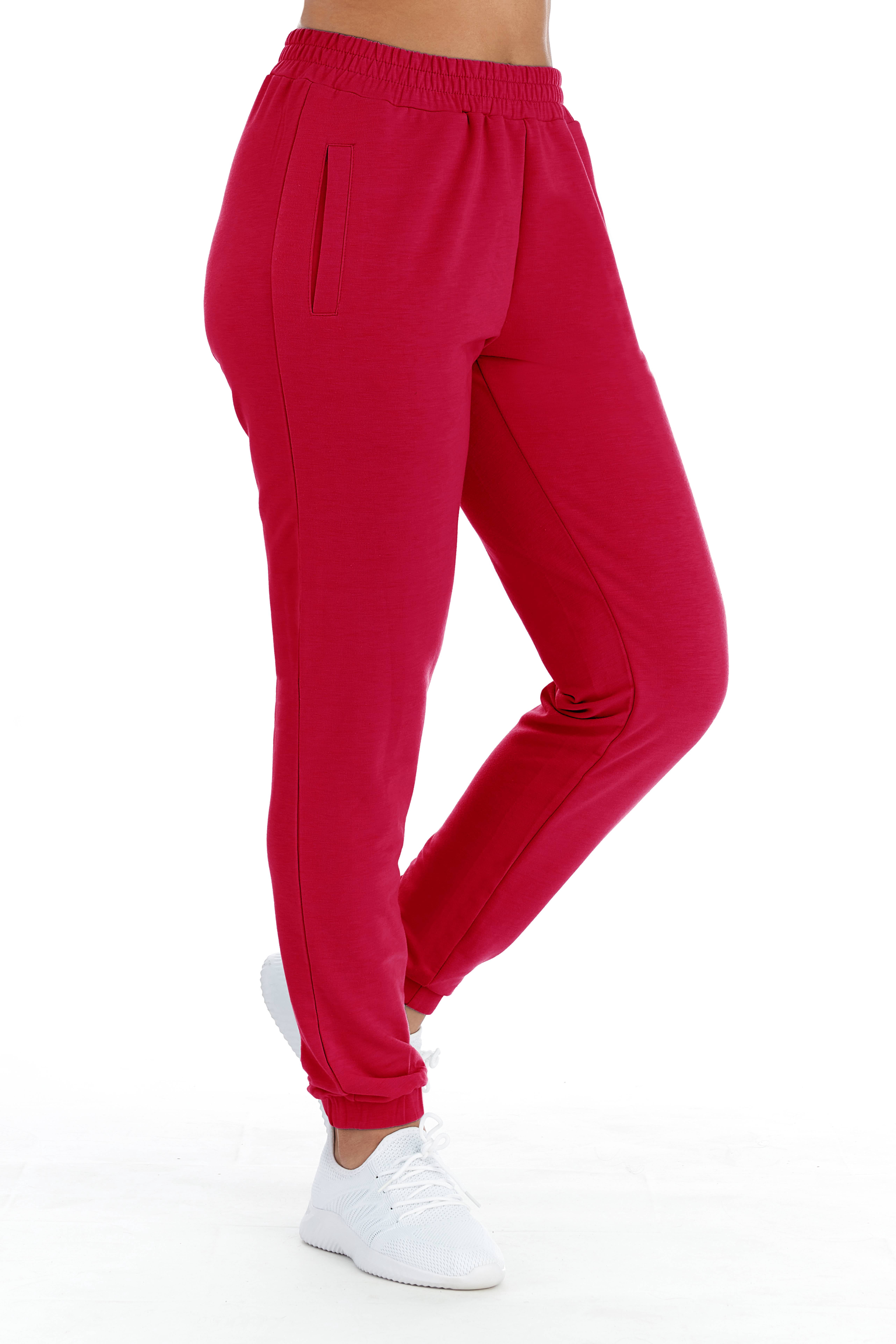 Women's Athleisure Fleece Jogger Sweatpants With Pockets