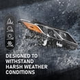 thumbnail image 5 of CROSSDESIGN Headlight Projector Headlamps Right Passenger Side Clear Lens Chrome Housing Amber Reflector Fit For Toyota Camry LE SE 2018-2022 TO2503255, 81110-06C40, 8111006C40, 5 of 12
