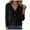 Black, variant on Cardigan Sweaters for Women Casual Button Down V Neck Knit Cardigans Fall Solid Boho Long Sleeve Clothes (Coffee, M)