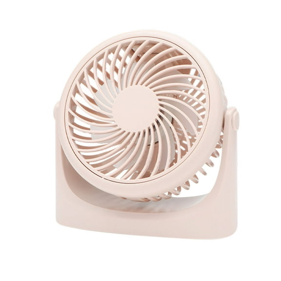 Hiroekza Multi Functional Desktop Noise Cool Multi-purpose High Wind Power Portable Mini USB Small Fan Beige