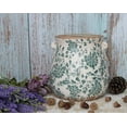 thumbnail image 3 of 6.68in. Tuscan Planter & Room and Home Decor, Decorative Vase, Indoor/Outdoor Ceramic Plant Pot, Drainage Hole, Dark Cyan, 3 of 7