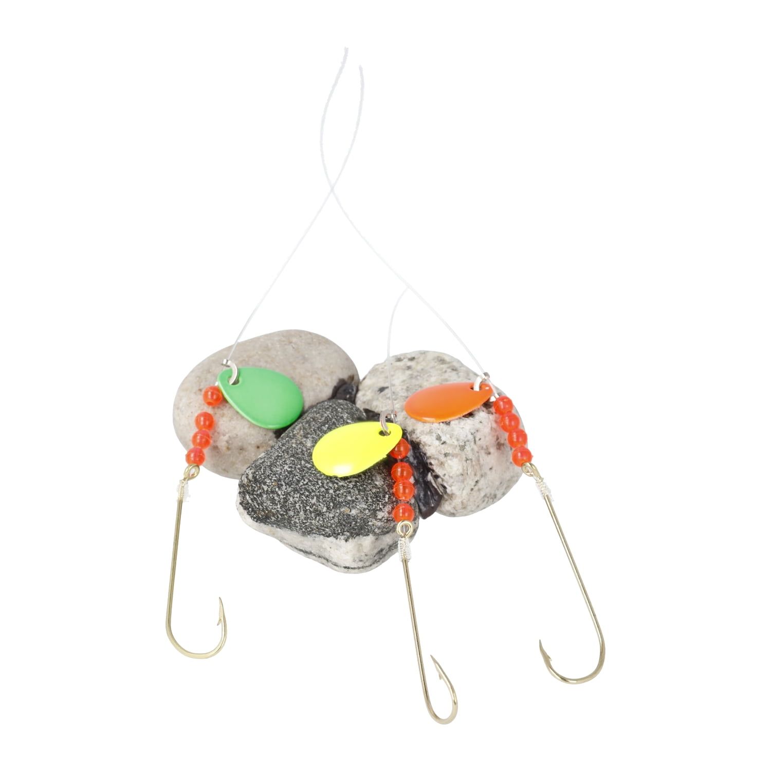 (2 pack) Eagle Claw 128H-2 2-Way Spinner, Color Blades, Gold, Size 2