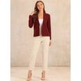 thumbnail image 4 of DARING DIVA Women's Long Sleeve Button Open Front Knit Cardigans with Pockets XS Red, 4 of 5