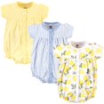 thumbnail image 1 of Hudson Baby Pelele De Algodón Unisex Limón 0-3 Meses, 1 of 1