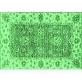thumbnail image 1 of Ahgly Company Indoor Rectangle Oriental Emerald Green Traditional Area Rugs, 3' x 5', 1 of 4