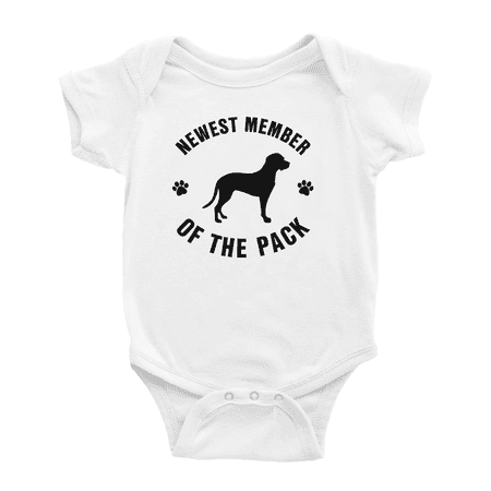 

Newest Member of The Pack Portuguese Pointer Dog Cute Baby Jumpsuits Boy Girl