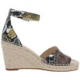 thumbnail image 2 of Vince Camuto Women's Maaza Wedge Leather Espadrille Ankle Strap Sandals MULTI (10, MULTI), 2 of 2