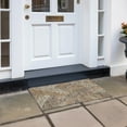 thumbnail image 6 of Addison Rugs Chantille Indoor/Outdoor Transitional Floral Brown Washable Rectangle Rug, 1'8" x 2'6", 6 of 6
