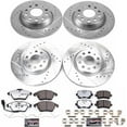 thumbnail image 3 of PowerStop Front and Rear Z26 Street Warrior Carbon-Fiber Ceramic Brake Pad and Drilled and Slotted Rotor Kit Fits: VOLKSWAGEN Select Models K5798-26, 3 of 9