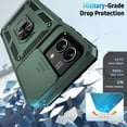 thumbnail image 5 of for Moto G Stylus 5G 2023 Case,(Not for 4G Version), Camera Lens Cover, HD Screen Protector, 10 FT Military Grade Drop Protection, Magnetic Ring Holder Kickstand Phone Case, Pine Green, 5 of 14