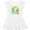 AA-White, variant on Inktastic Happy Earth Day with Hearts Girls Toddler Dress