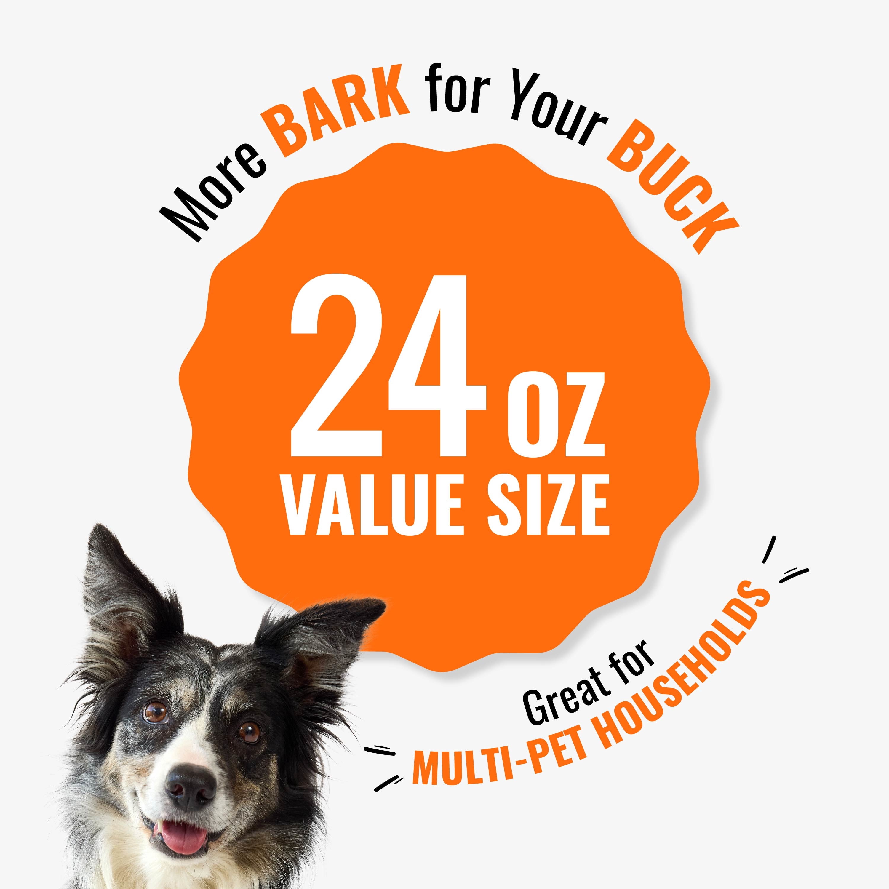 (3 pack) Good 'n' Fun Triple Flavor Wings, Rawhide Chew for All Dogs, 24 oz