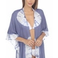 thumbnail image 3 of Raviya Plus Size Tie-Dye Kimono Cover-Up Women's Swimsuit-L/XL -AZURE TD New with box/tags, 3 of 3