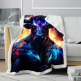 thumbnail image 1 of Throw Blanket Taurus 3D Printing Throw Blanket Sofa Couch Plush Warm Cozy Soft, 1 of 7