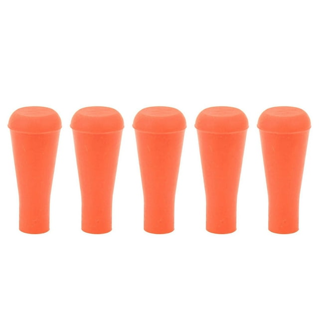 5Pcs Archery Tips, Soft Rubber Arrowheads 6mm Blunt Point Broad Heads for Hunting Shooting Arrows Training