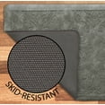 thumbnail image 4 of Chef Gear Marni Wellness Kitchen Mat 2pc Set, Gray, 17.5" x 48" and 17.5" x 28", 4 of 9