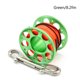 thumbnail image 2 of Mantenga el carrete de buceo carrete de carrete portátil Color sólido Poliéster Reeles Pesca de freedivismo Accesorios submarinos con gancho de doble extremo verde 15m Methold OD003289-18, 2 of 7