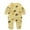 Light Yellow, variant on TIWEKE Newborn Onesies Boy,Baby Boys Girls Bodysuit Jumpsuits with Button Long Sleeve Rompers Overall,Size 1-3 Months