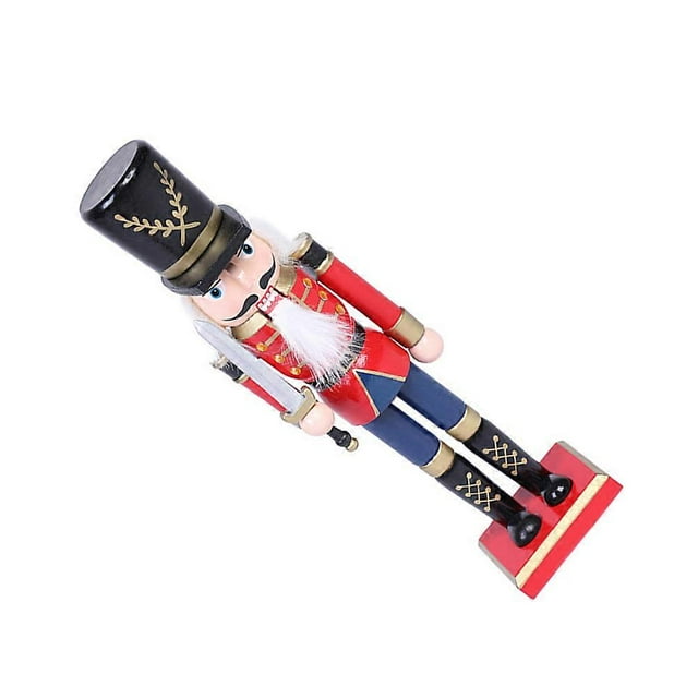 Xmas Nutcracker Puppet Stylish Walnut Soldier Adorn 1Pcs