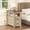 Oak, variant on Winkalon Modern Farmhouse 2-Drawer Nightstand with Charging Station for Home Bedroom Living Room, Rustic Metal Wood End Table, Side Table,Cherry