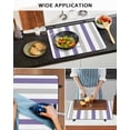 thumbnail image 6 of nqOlkjepod Large Induction Cooktop Protector Mat 36"x21", Purple Grey Striped Stove Top Covers for Electric Stove, Geometric Vertical Stripes Minimalist Stove Burner Cover Mats Stove Cover, 6 of 8