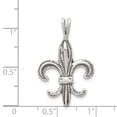 thumbnail image 5 of Auriga Fine Jewelry 925 Sterling Silver Fleur De Lis Charm Pendant for Women (L- 30mm, W- 20mm), 5 of 6