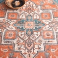 thumbnail image 6 of SAFAVIEH Journey Malandra Medallion Area Rug, Rust/Blue Ivory, 6'7" x 6'7" Round, 6 of 7
