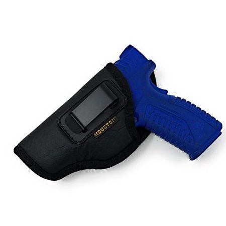 Eco Bb - IWB Gun Holster by Houston - ECO Leather Concealed Carry Soft Material | Fits Sig P250 Sub Comp, P320 Sub Comp, 224 | FNS 9C | XD Mod. 2-3
