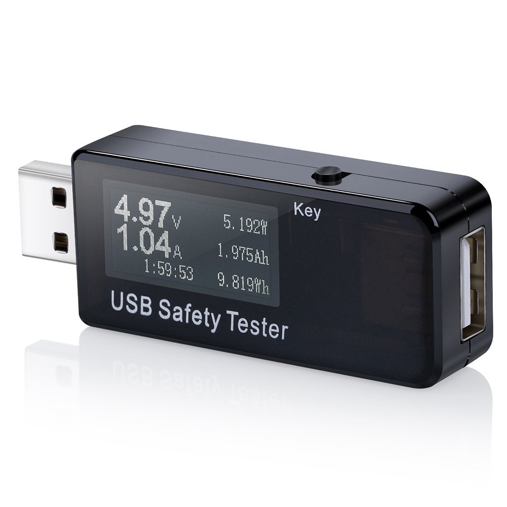 USB Digital Tester Current Voltage Monitor DC 5.1A 30V Amp Voltage