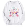 thumbnail image 1 of JAKANYQ Chandail en Molleton à Manches Longues Col Rond Couleur Unie Printemps pour Filles Garçons Enfants Décontracté Blanc 3-4 Ans, 1 of 5