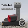 thumbnail image 4 of X50 Turbo Jet Fan Car Violent Blower 50mm Brushless Motor 1300G Thrust Superstrong High Power Duct Fan Turbo Fan XL C, 4 of 5