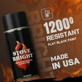 thumbnail image 3 of Stove Bright High Temp Paint - Flat Black Paint, 3 of 8