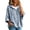 yue866-Sky Blue, variant on KHONTS 3/4 Sleeve Leopard Sweaters for Women Lightweight Pullover Sweater Hoodie Casual Loose Drawstring Oversized Fall Outfits Sky Blue XL