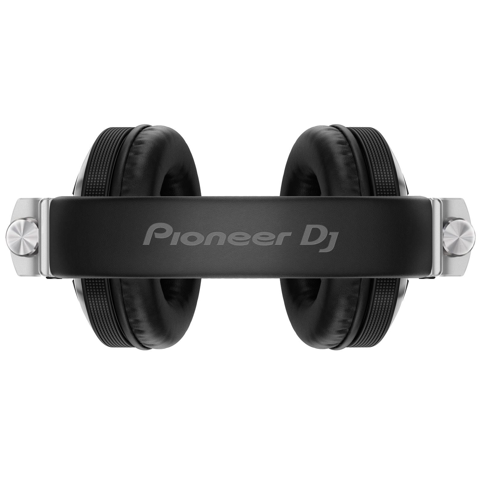 Pioneer DJ HDJ-X7 Professional Over-Ear Silver DJ Headphones with Headphone Gear Bag Package