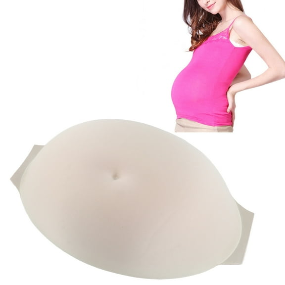 Prosthetic Pregnancy Bump, Skin Friendly Realistic Appearance Photography Props Artificial Pregnant Belly Safe Odorless  For Party