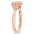 thumbnail image 3 of Everly Women's Morganite 10K Rose Gold Engagement Ring, 3 of 7