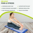 thumbnail image 3 of ProsourceFit Acupressure Mat and Pillow Set for Back/Neck Pain Relief and Muscle Relaxation, 3 of 6