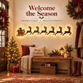 thumbnail image 4 of Christmas Reindeer Santa Claus Wall LED Light Decoration, Warm LED Backlit Wall Hanging Decorative Night Light, Christmas Wall Decor for Living Room, Bedroom, Fireplace, 4 of 8