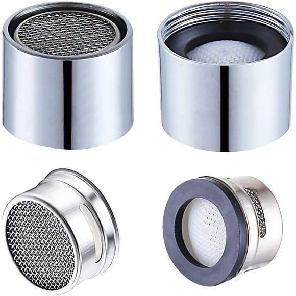 HWZWT Faucet aerator Faucet aerator Internal threaded chrome plated solid brass Kitchen sink aerator and valve body Internal threaded chrome plated solid brass Kitchen sink aerator and