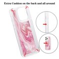 thumbnail image 3 of for iPhone 14 Plus Clear Case, Luxury Elegant Pattern Shockproof Slim Fit Soft TPU Cover Transparent Anti-Scratch Protective Anti-fall Back Phone Case for iPhone 14 Plus, K, 3 of 11